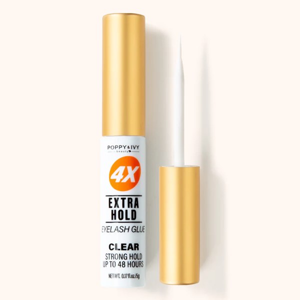 Poppy & Ivy 4x Extra Hold Latex-Free Eyelash Glue - #EGLA10 - Clear - 0.17oz