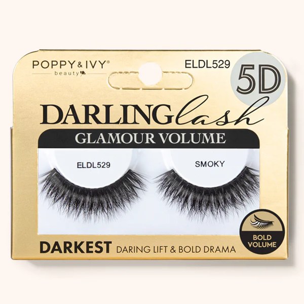 Poppy & Ivy 5D Darling Glamour Volume Lashes - #ELDL529 - Smoky