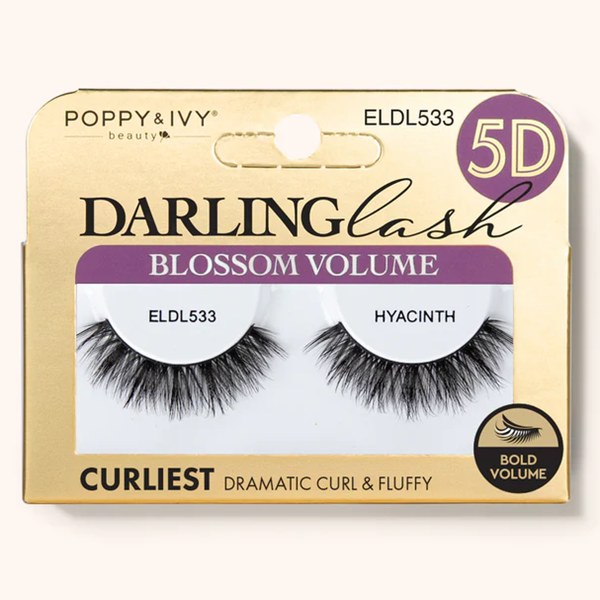 Poppy & Ivy 5D Darling Blossom Volume Lashes - #ELDL533 - Hyacinth