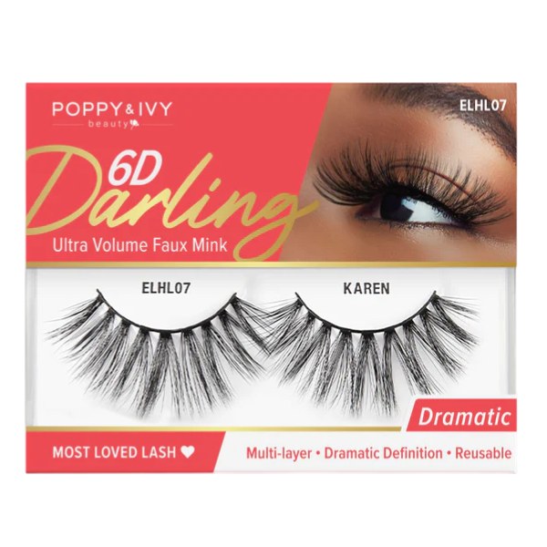 Poppy & Ivy 6D Darling Lashes #ELHL07 - Karen