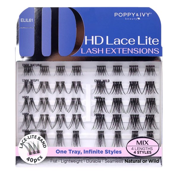 Poppy & Ivy HD Lace Lite Lash Extensions #ELIL61