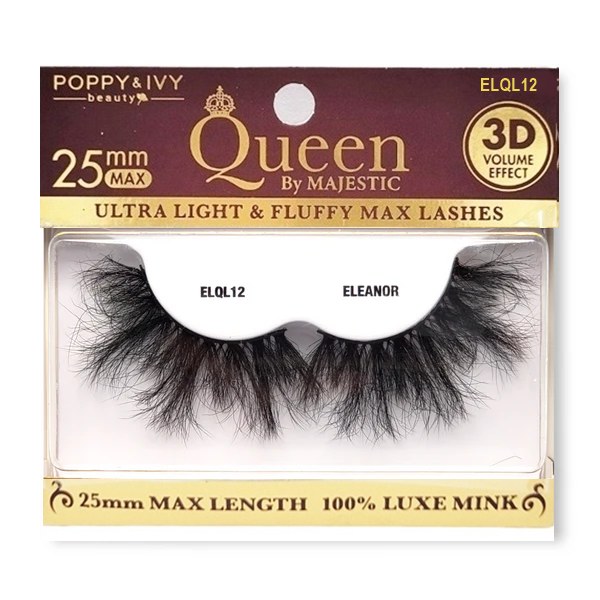 Poppy & Ivy 3D Queen Majestic Luxe Mink Eyelashes - #ELQL12 - Eleanor