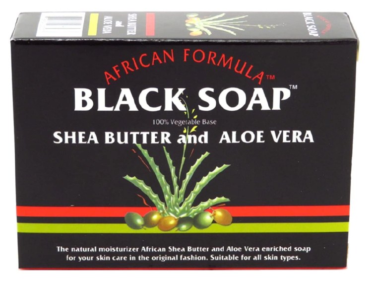 African Formula Black Soap - Shea Butter & Aloe Vera - 3.5oz