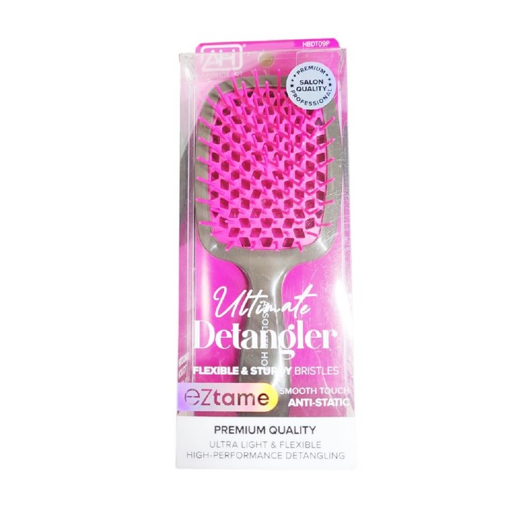 Absolute Hot Ultimate Detangler Flexible Brush - Pink #HBDT09P