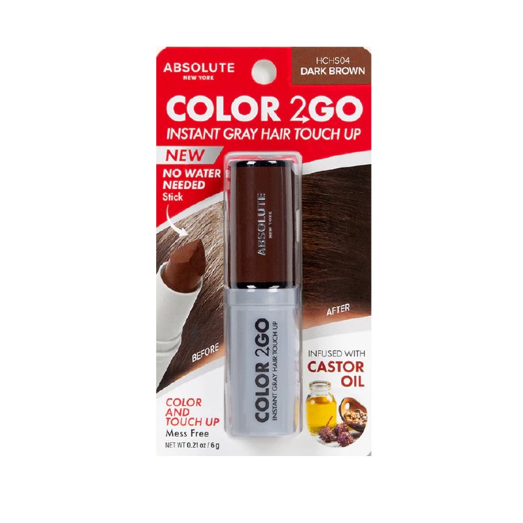 Absolute Color 2 Go - Instant Root Touch Up Hair Stick #HCHS04 - Dark Brown