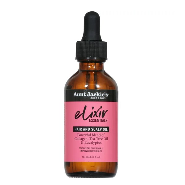 Aunt Jackie's Elixir Essential Hair & Scalp Oil (2oz) Collagen