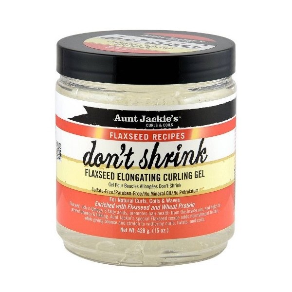 Aunt Jackie's Don't Shrink Flaxseed Elongating Curling Gel 15oz