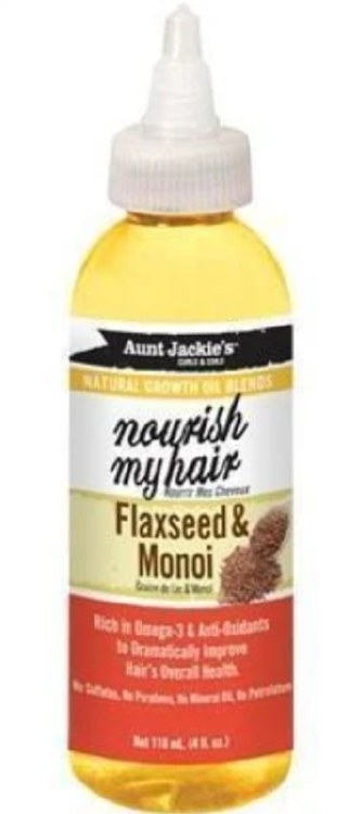 Aunt Jackie's Flaxseed and Monoi Oil 4oz