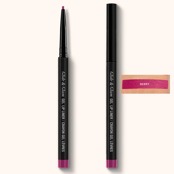 Absolute Glide & Glam Gel Lip Liner - #MDGL09 - Berry