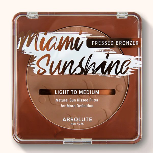 Absolute Miami Sunshine Pressed Bronzer - #MFMB01 - Light to Medium