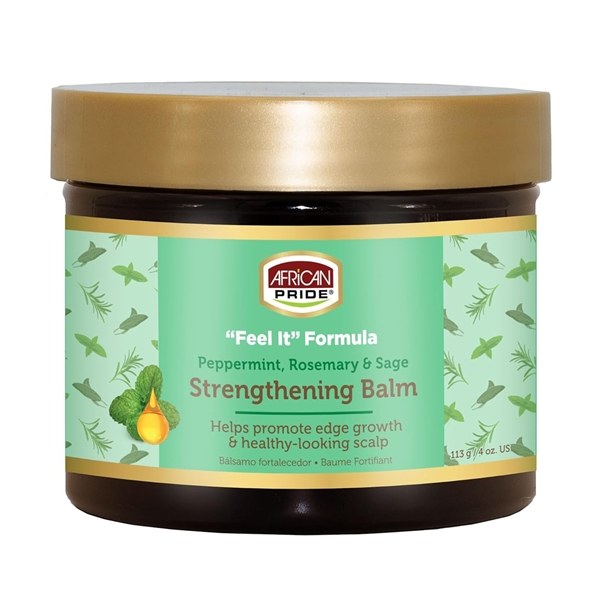 African Pride Feel It Formula Hair Strengthening Balm 4oz