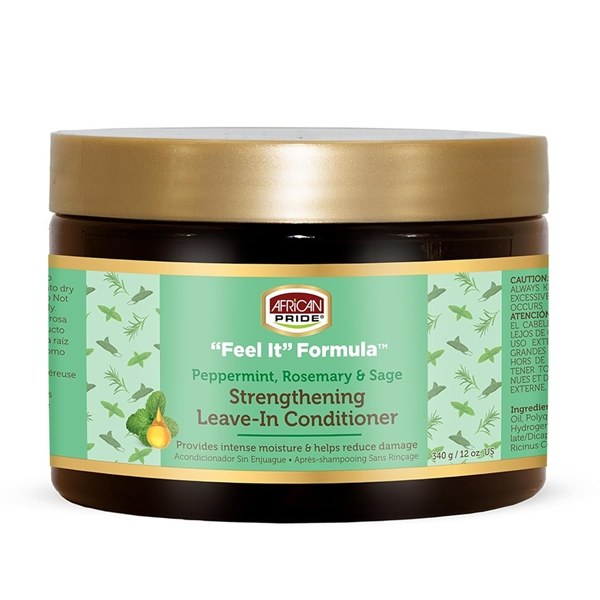 African Pride Feel It Formula Strengthening Leave-In Conditioner 12oz