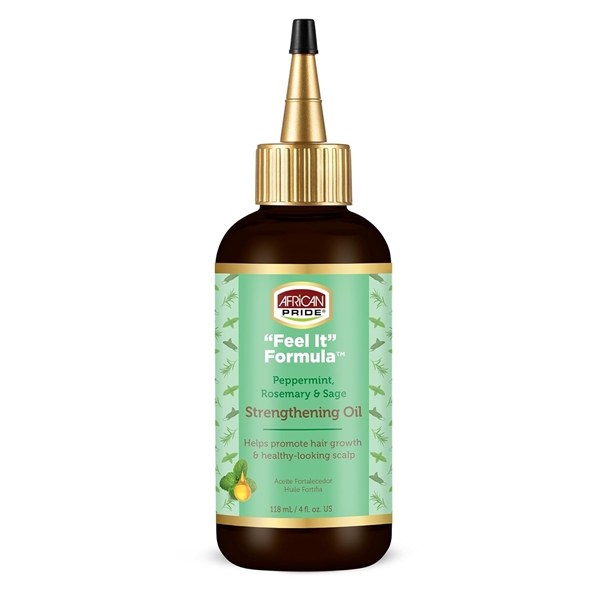 African Pride Feel It Formula Hair Strengthening Oil 4oz
