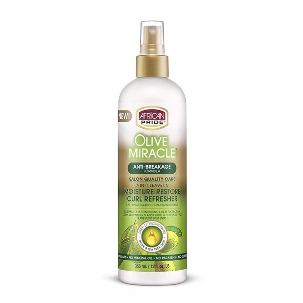 African Pride Olive Miracle 7in1 Leve-In Conditioner 12oz