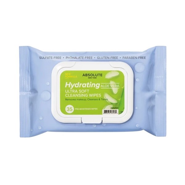Absolute Ultra Soft Cleansing Wipes - #SWMR01 - Hydrating Aloe Vera