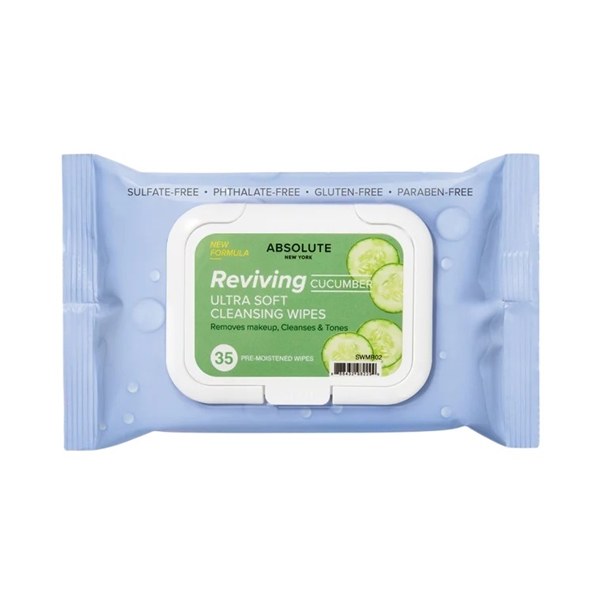 Absolute Ultra Soft Cleansing Wipes - #SWMR02 - Reviving Cucumber