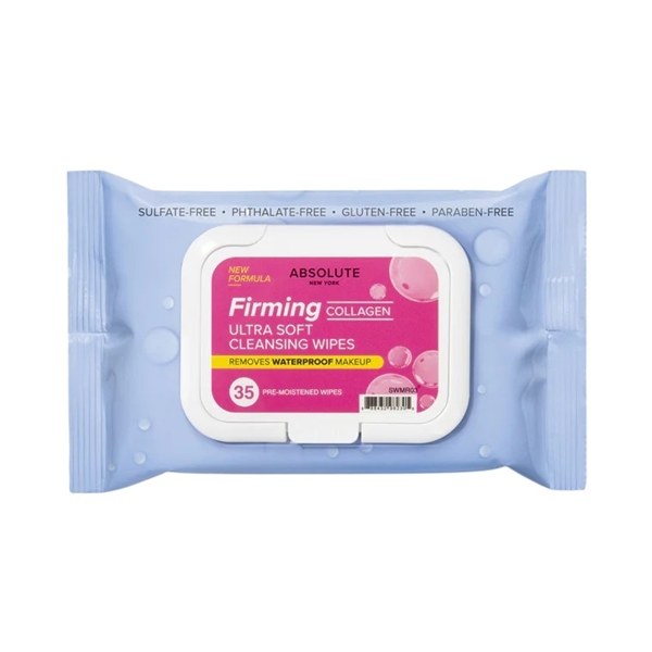 Absolute Ultra Soft Cleansing Wipes - #SWMR03 - Firming Collagen