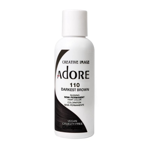 Adore Semi-Permanent Hair Color - 110 - Darkest Brown