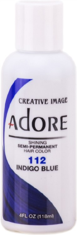 Adore Semi-Permanent Hair Color 112 - Indigo Blue - 4oz