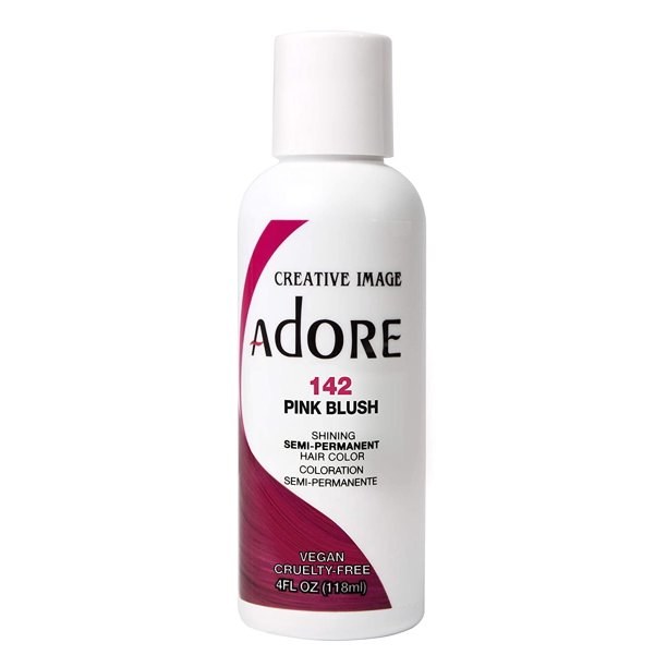 Adore Semi-Permanent Hair Color 142 - Pink Blush - 4oz