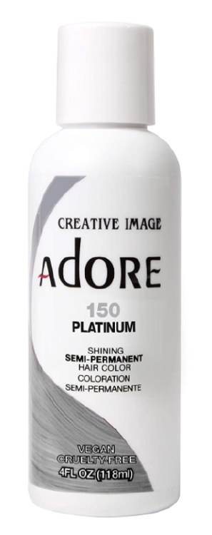 Adore Semi-Permanent Hair Color - 150 - Platinum - 4oz