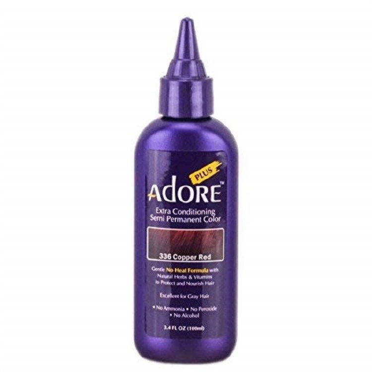 Adore Plus Semi-Permanent Hair Color 336 - Copper Red - 3.4oz