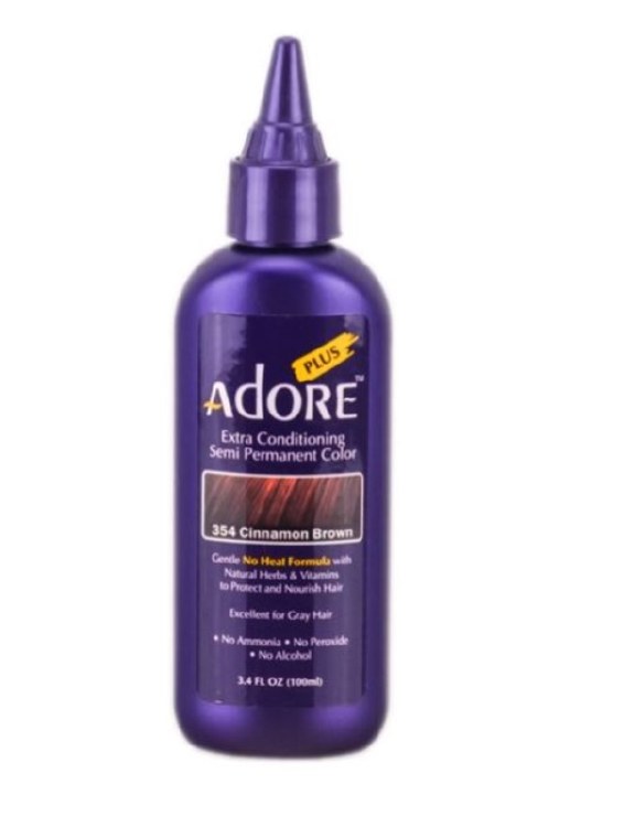 Adore Semi-Permanent Hair Color 354 Cinnamon Brown 3.4oz
