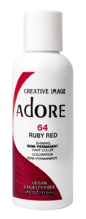 Adore Semi-Permanent Hair Color - 064 - Ruby Red - 4oz