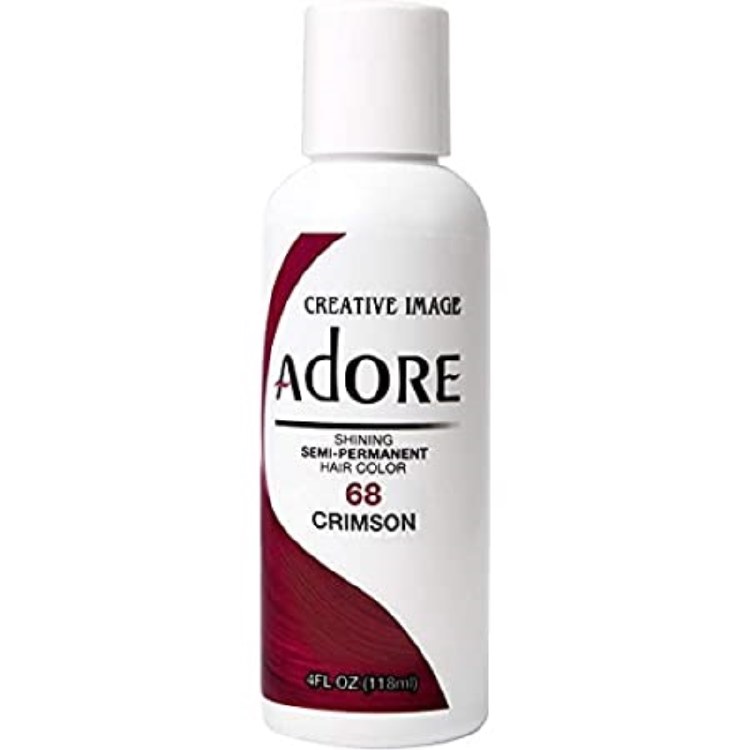 Adore Semi-Permanent Hair Color - 068 - Crimson - 4oz