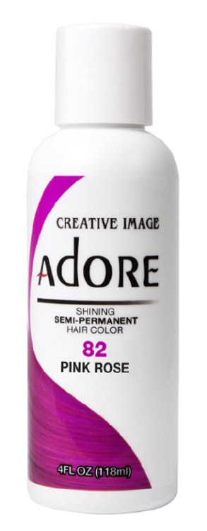 Adore Semi-Permanent Hair Color 082 - Pink Rose - 4oz