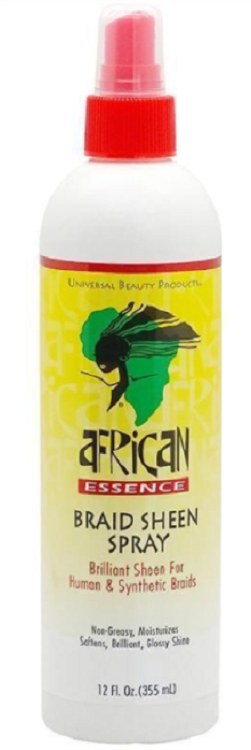 African Essence Braid Sheen Spray 12oz Beauty Depot 