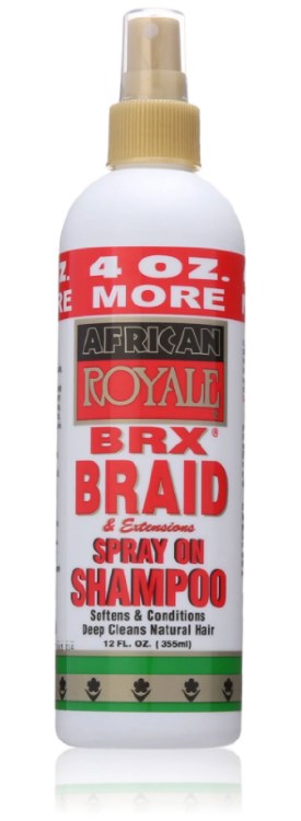 African Royale BRX Braid Spray-On Shampoo 12oz