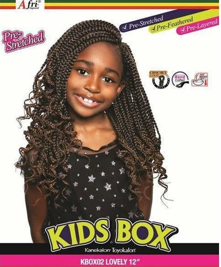 Afri-Naptural Kids Box Lovely 12 Inch - # OM30