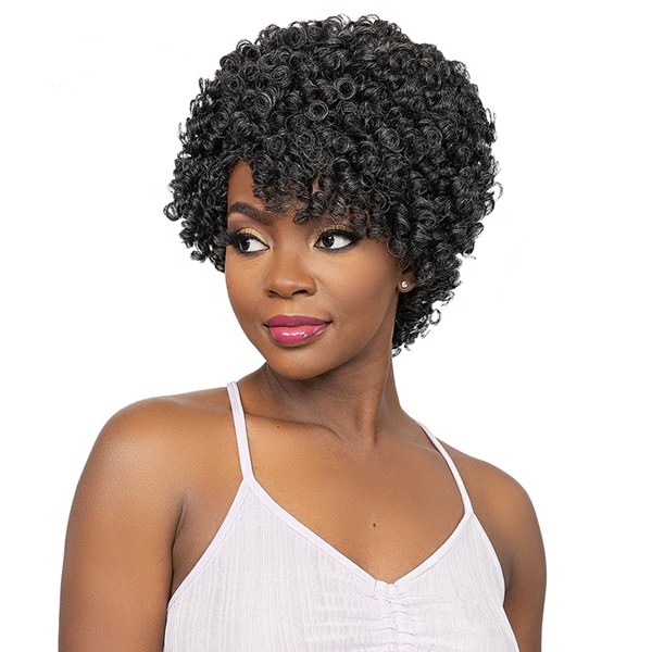 Natural Curly Wig - AFRO FIBY - # 1