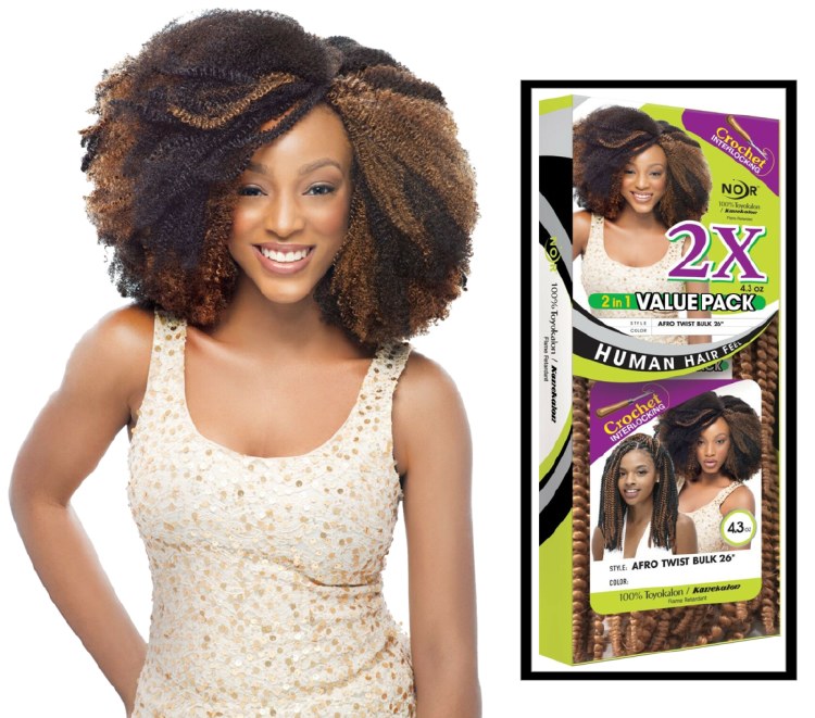 2X Afro Twist Bulk 26 Inch - # M4/27