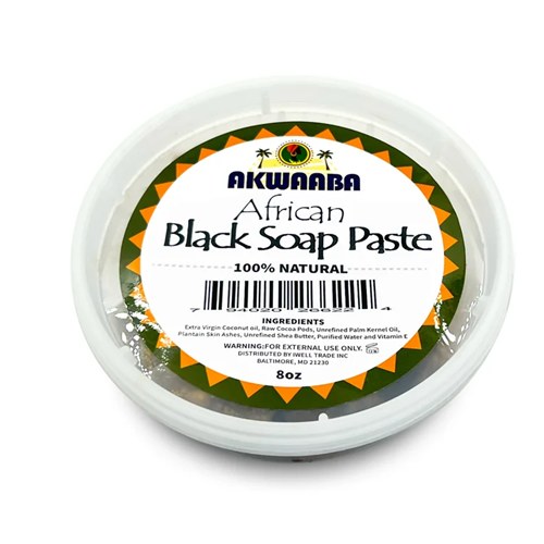 AKWAABA African Black Soap Paste - 8oz