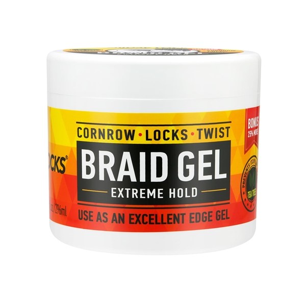 AllDay Locks Braid Gel - Extreme Hold - 10oz