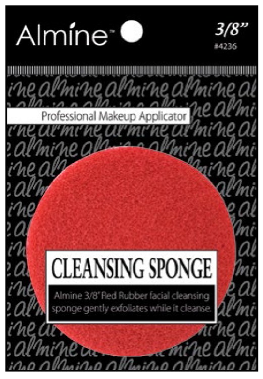 Almine Cleansing Sponge - 3/8" - #4236 - Red