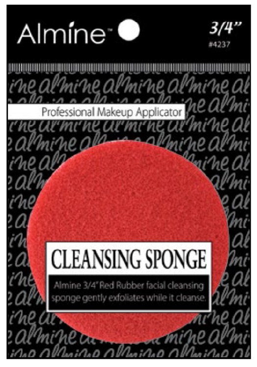 Almine Cleansing Sponge - 3/4" - #4237 - Red