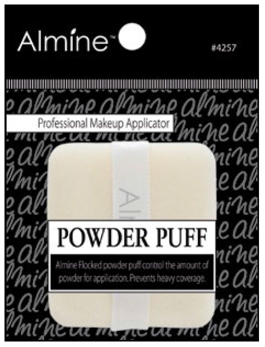 square powder puff