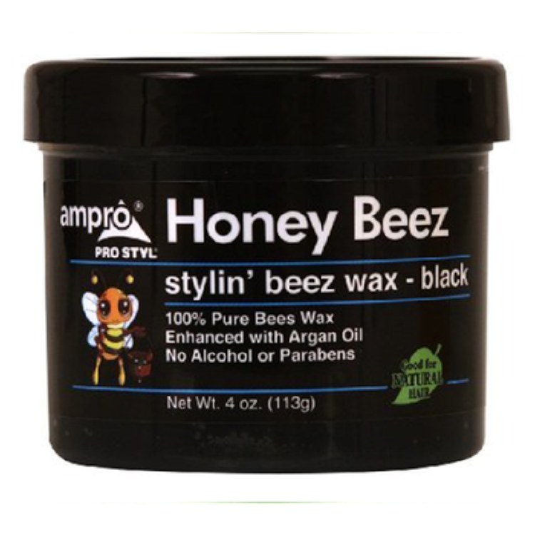 Ampro Honey Beez Stylin' Beez Wax Black 4oz