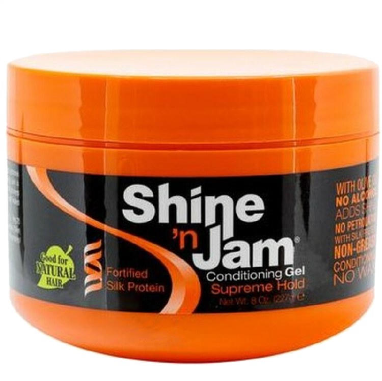 Ampro Shine 'n Jam Conditioning Gel Supreme Hold 8oz