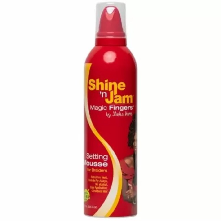 Ampro Shine 'n Jam Magic Fingers Setting Mousse - 12oz