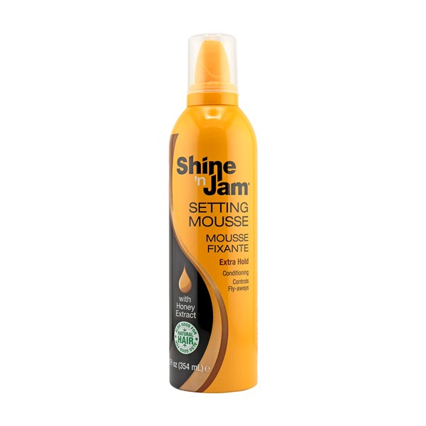 Ampro Shine 'n Jam with Honey Setting Mousse 12oz - Extra Hold