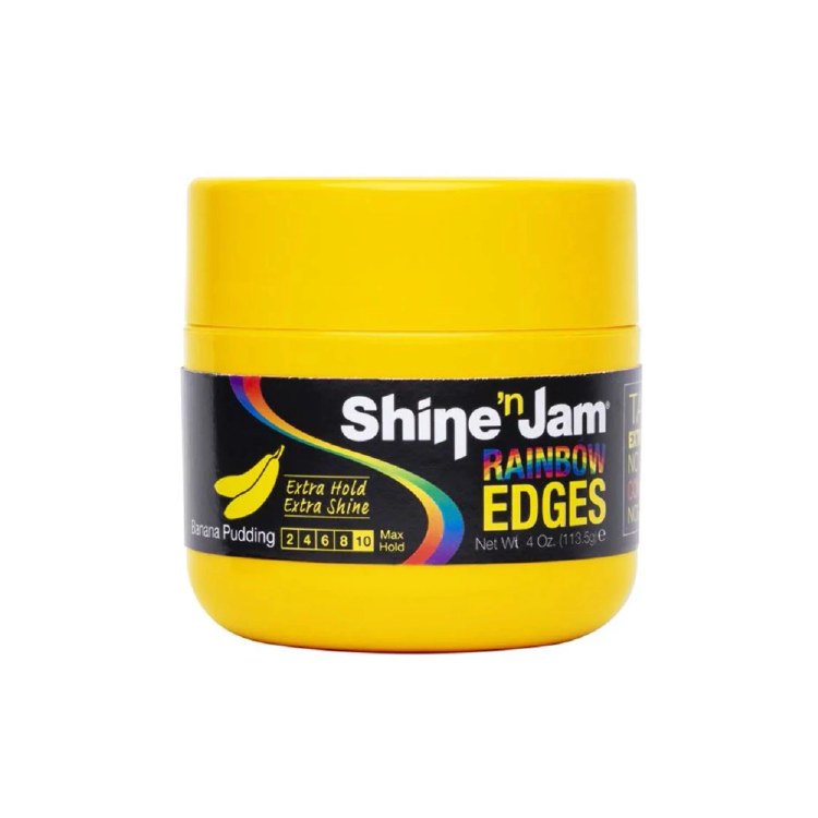 Ampro Shine 'n Jam Rainbow Edges - Extra Hold - 4oz - Banana Pudding