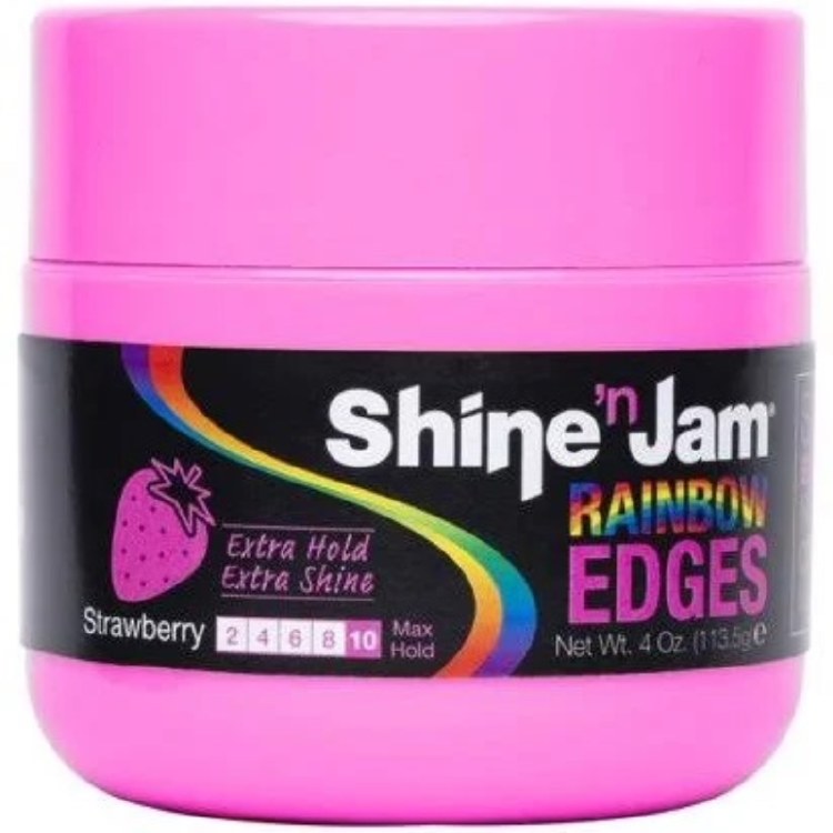 Ampro Shine n Jam Rainbow Edges Extra Hold 4oz Strawberry