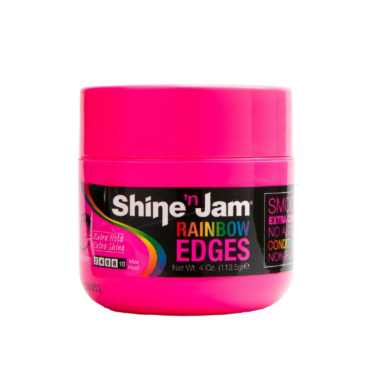 Ampro Shine 'n Jam Rainbow Edges - Extra Hold - 4oz - Strawberry