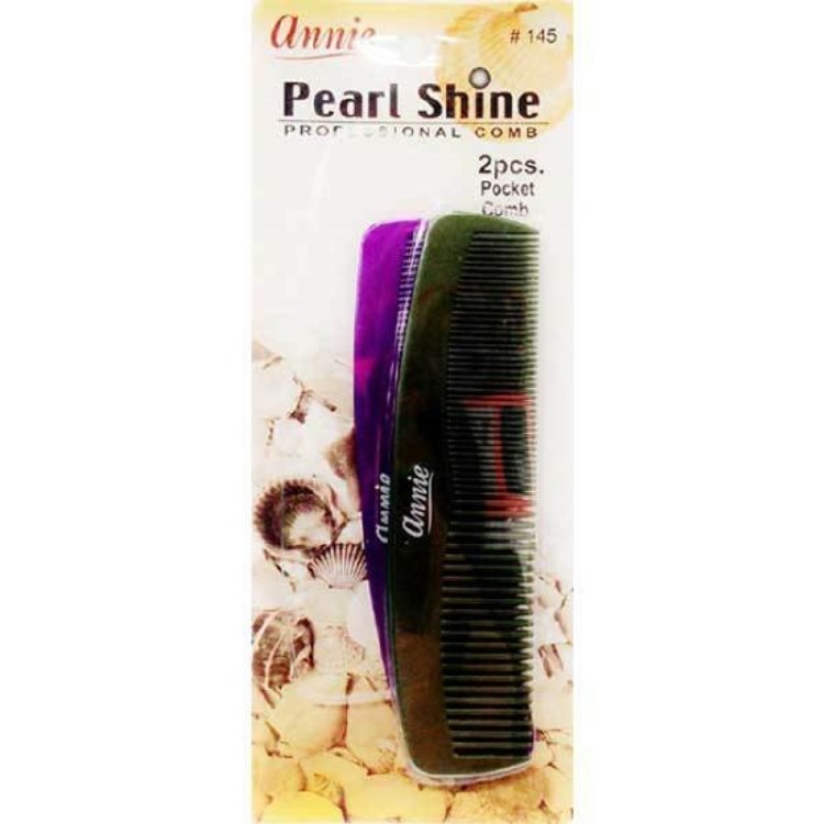 Annie Pearl Shine Comb - 2 Pack - #0145