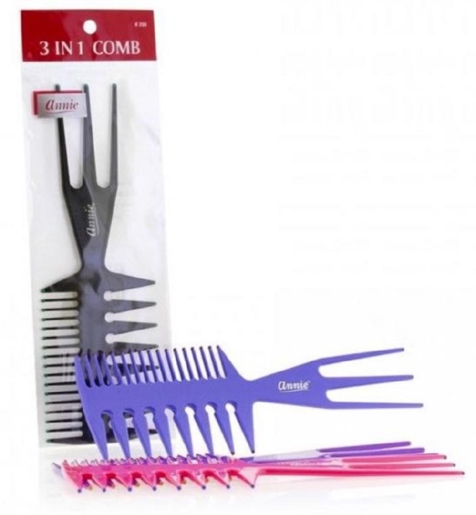 Annie 3 In 1 Comb Large #0208 - Color
