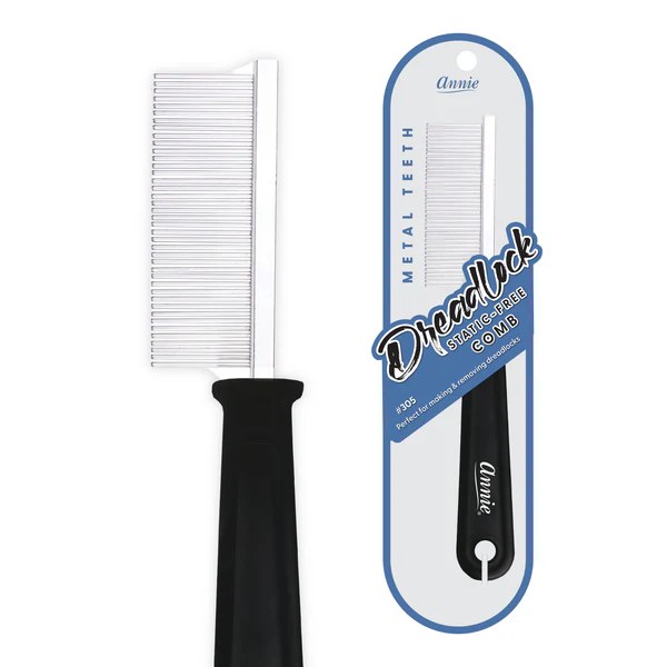 Annie Dreadlock Comb Metal Teeth #305